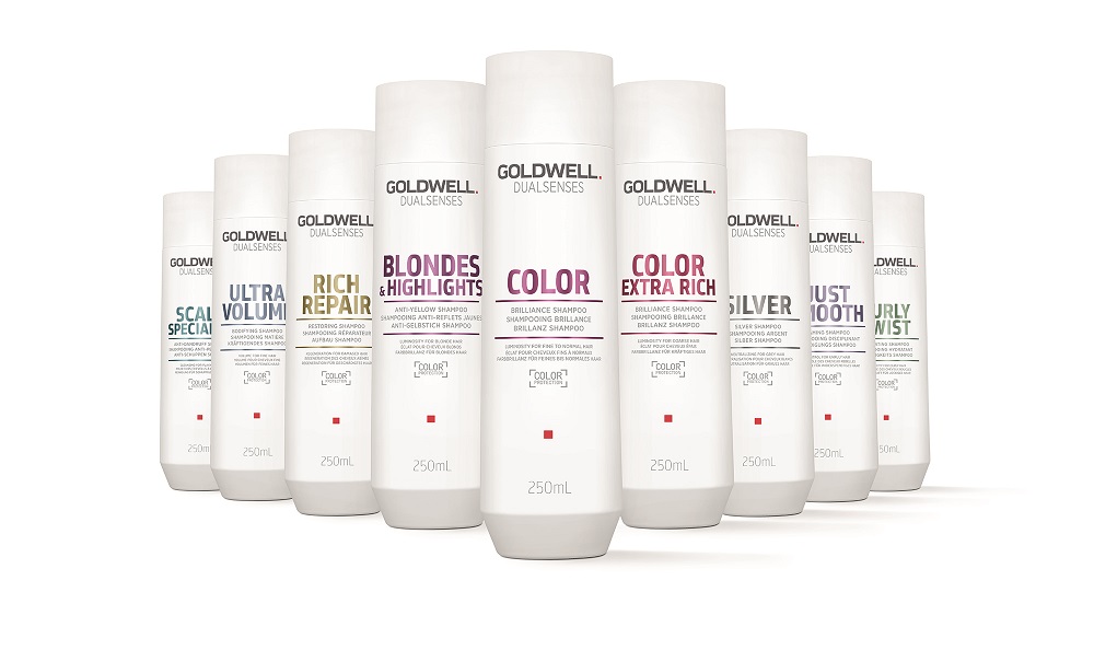 A Range of Goldwell Dual Senses Hair Care Products